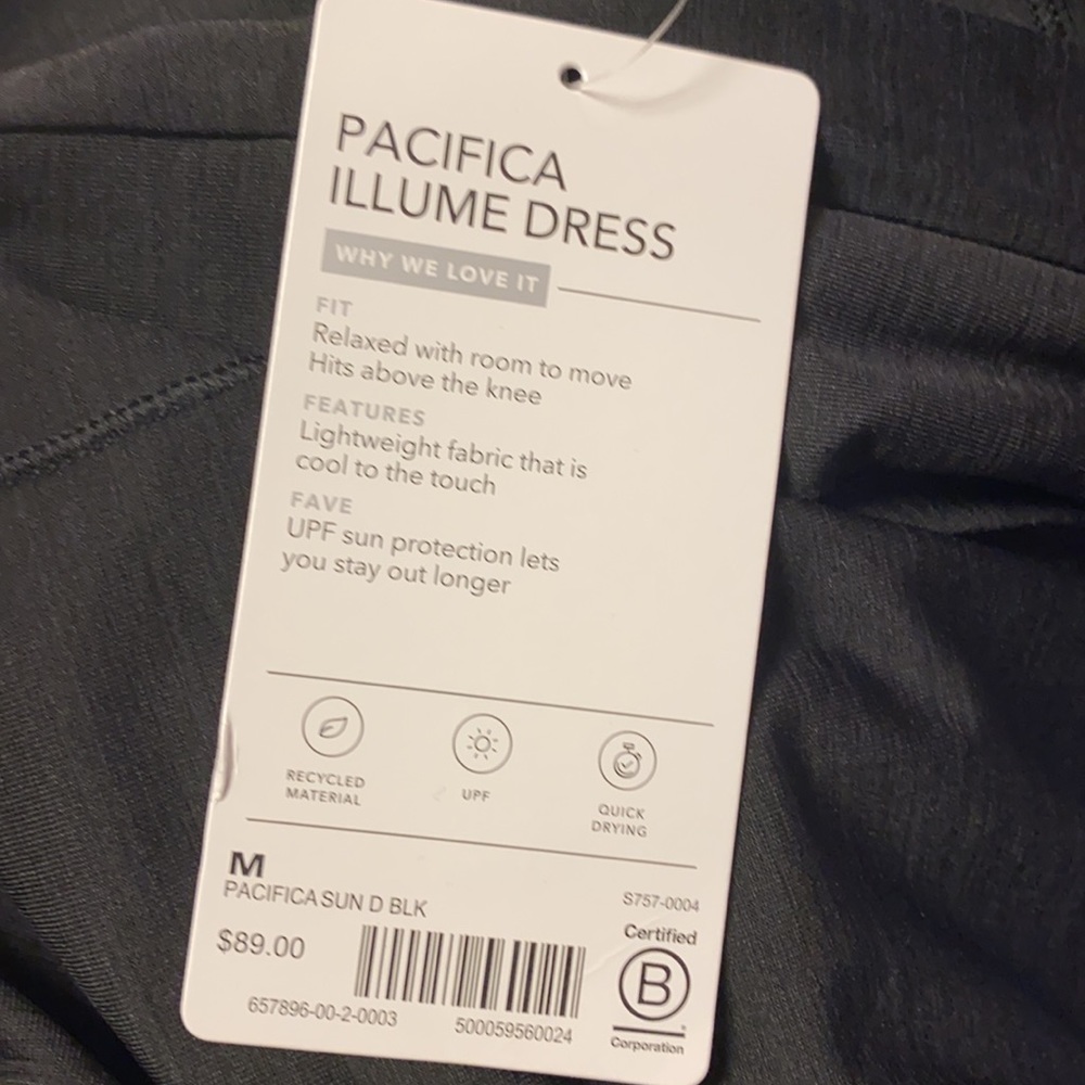 Athleta Pacifica Illume Dress // Black #657896 - Picture 6 of 12